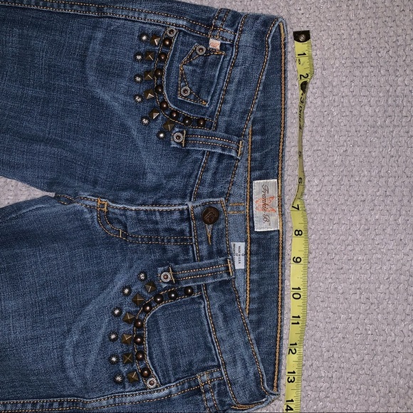 Frankie B jeans size 0 Y2k denim - Picture 3 of 9